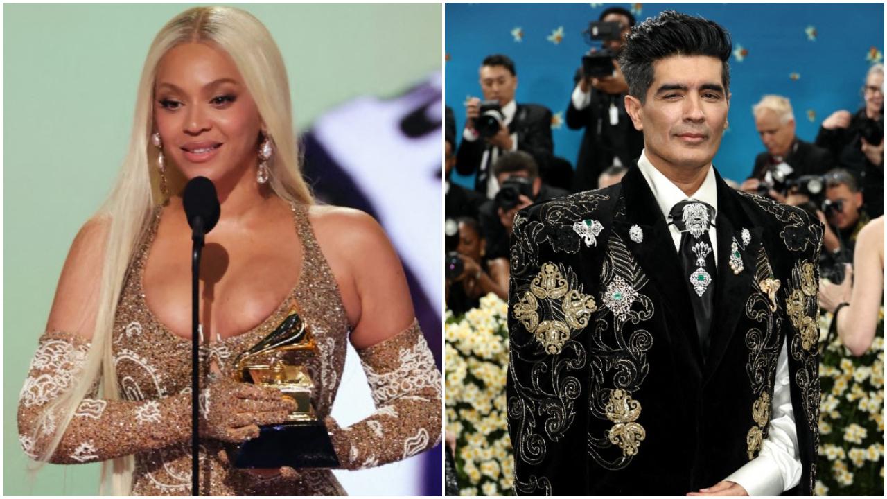 Beyoncé sparkles at Paris concert in crystal-studded outfit by Manish Malhotra