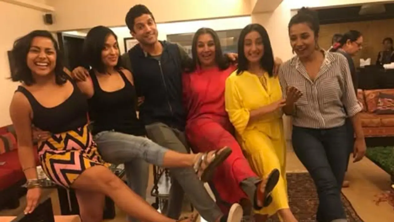 Shabana Azmi drops a fun flashback of Farhan Akhtar gatecrashing her girl gang 