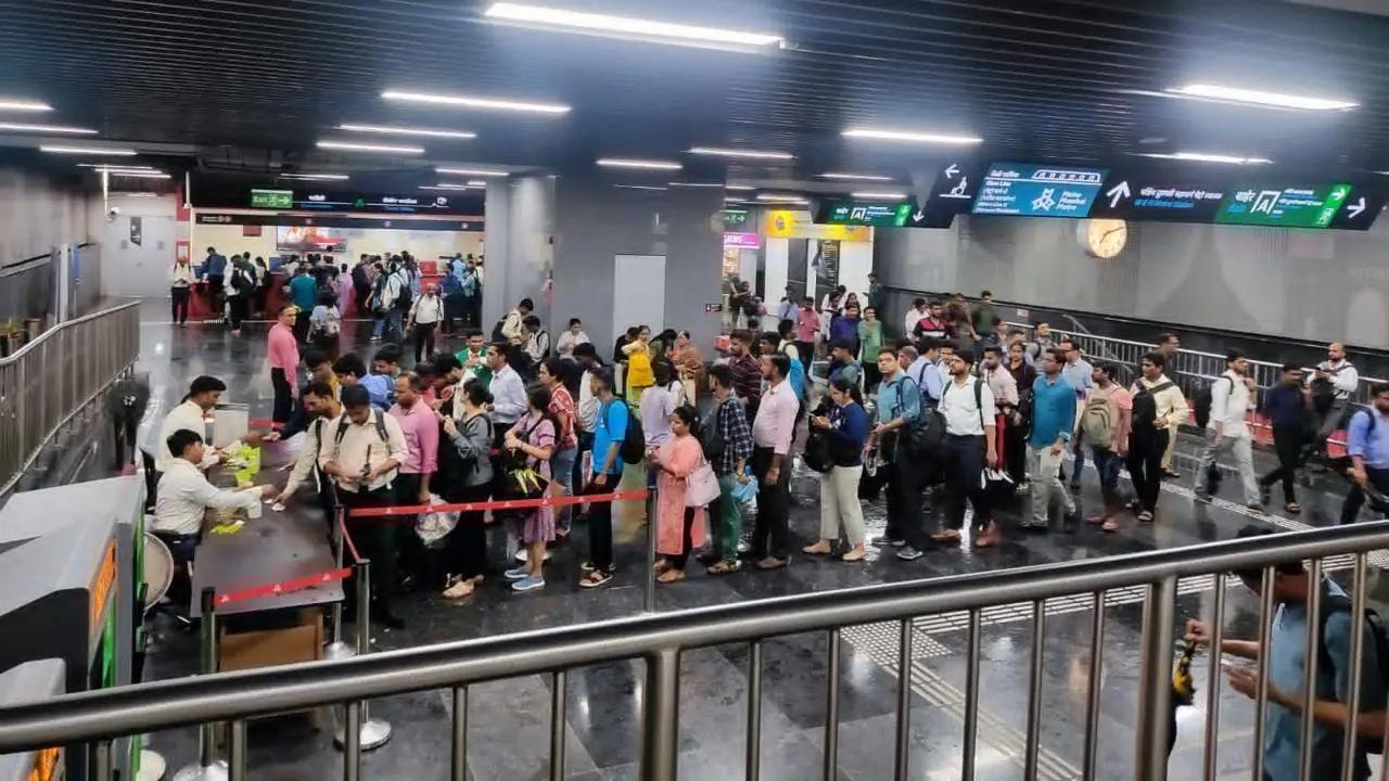 ​Mumbai Metro`s Red and Yellow Lines hit highest-ever single day ridership 
