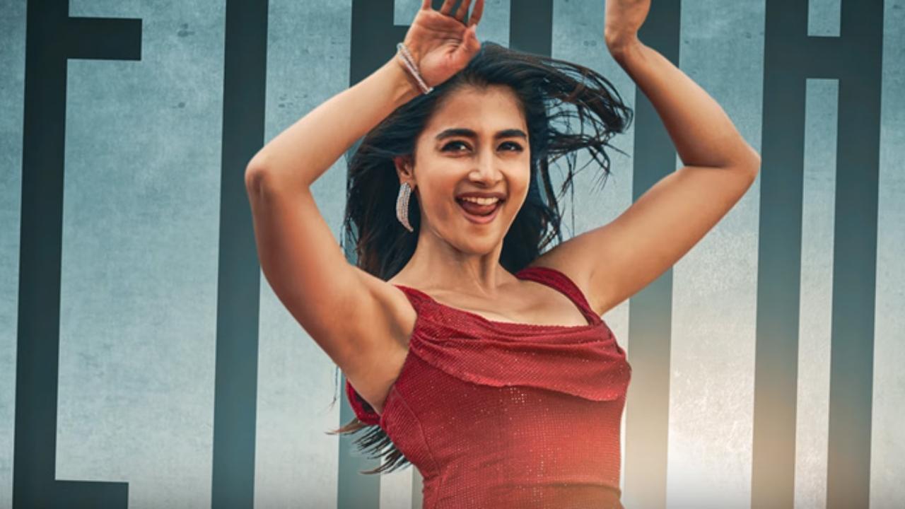Pooja Hegde sizzles Monica from Rajinikanth`s Coolie 