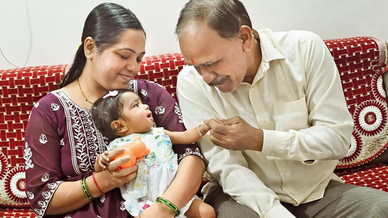 ​Miracle in Thane as Grandfather’s liver donation saves baby girl’s life 