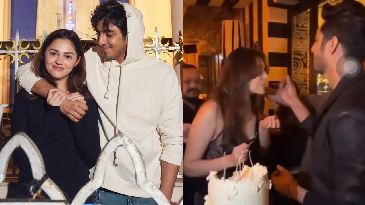 Watch! Aneet Padda rings in birthday with rumoured boyfriend Ahaan Panday 
