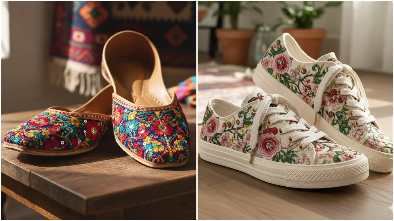 Diwali 2025: Step into comfort and embrace embroidered footwear
