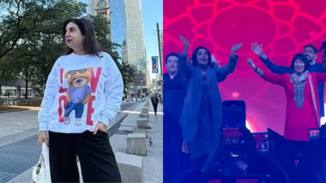 Farah Khan dances with Toronto Mayor Olivia Chow on Om Shanti Om at Diwali bash 