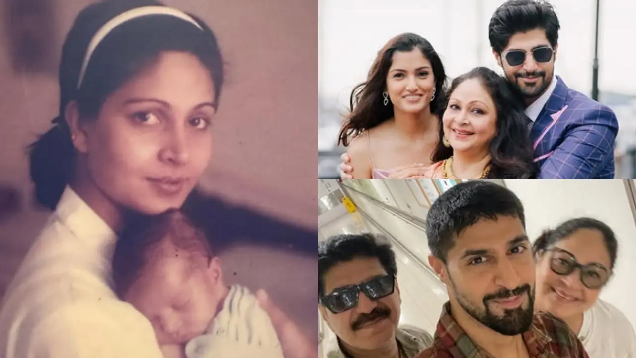 Tanuj Virwani shares rare unseen photos of mom Rati Agnihotri 