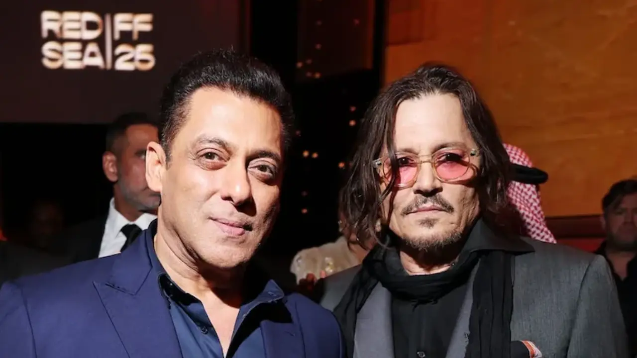 Salman Khan poses with Johnny Depp at Red Sea Film Festival; fans react 