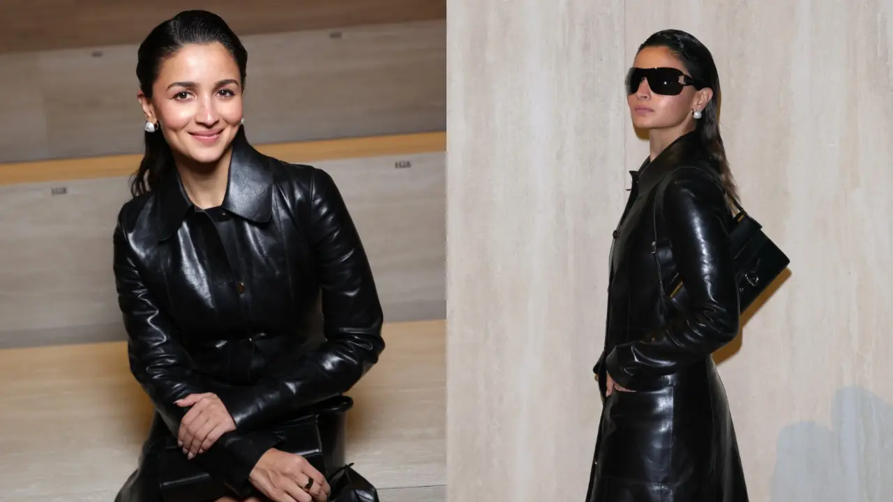 Alia Bhatt goes for an all-black look at Milan Fashion Week, check out