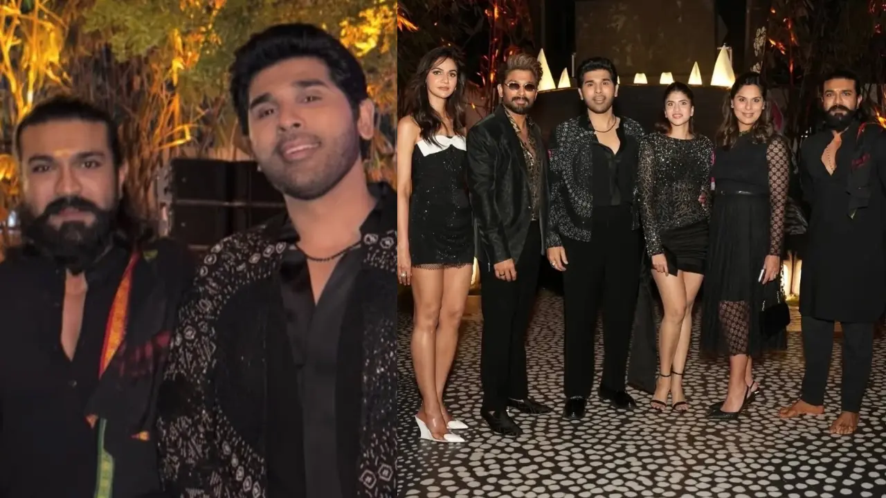 Ram Charan parties with Allu Sirish amid Ayyappa deeksha; latter defends 
