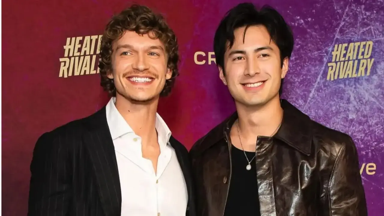 Connor Storrie and Hudson Williams on embracing their Heated Rivalry characters 