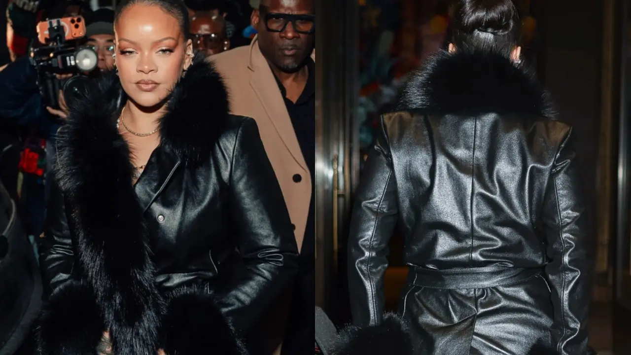 Rihanna suffers wardrobe malfunction at ASAP Rocky’s NYFW show 