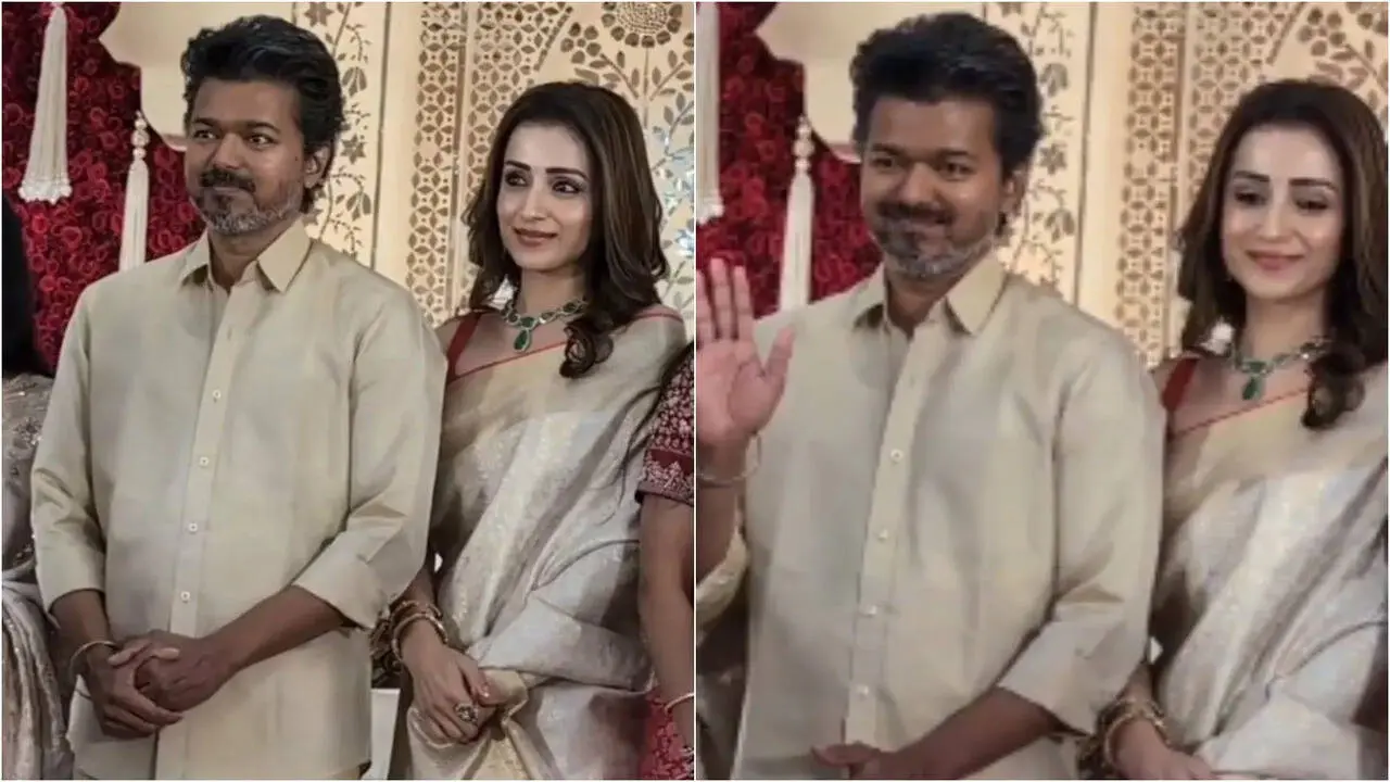 Thalapathy Vijay and Trisha attend wedding together amid divorce proceedings 
