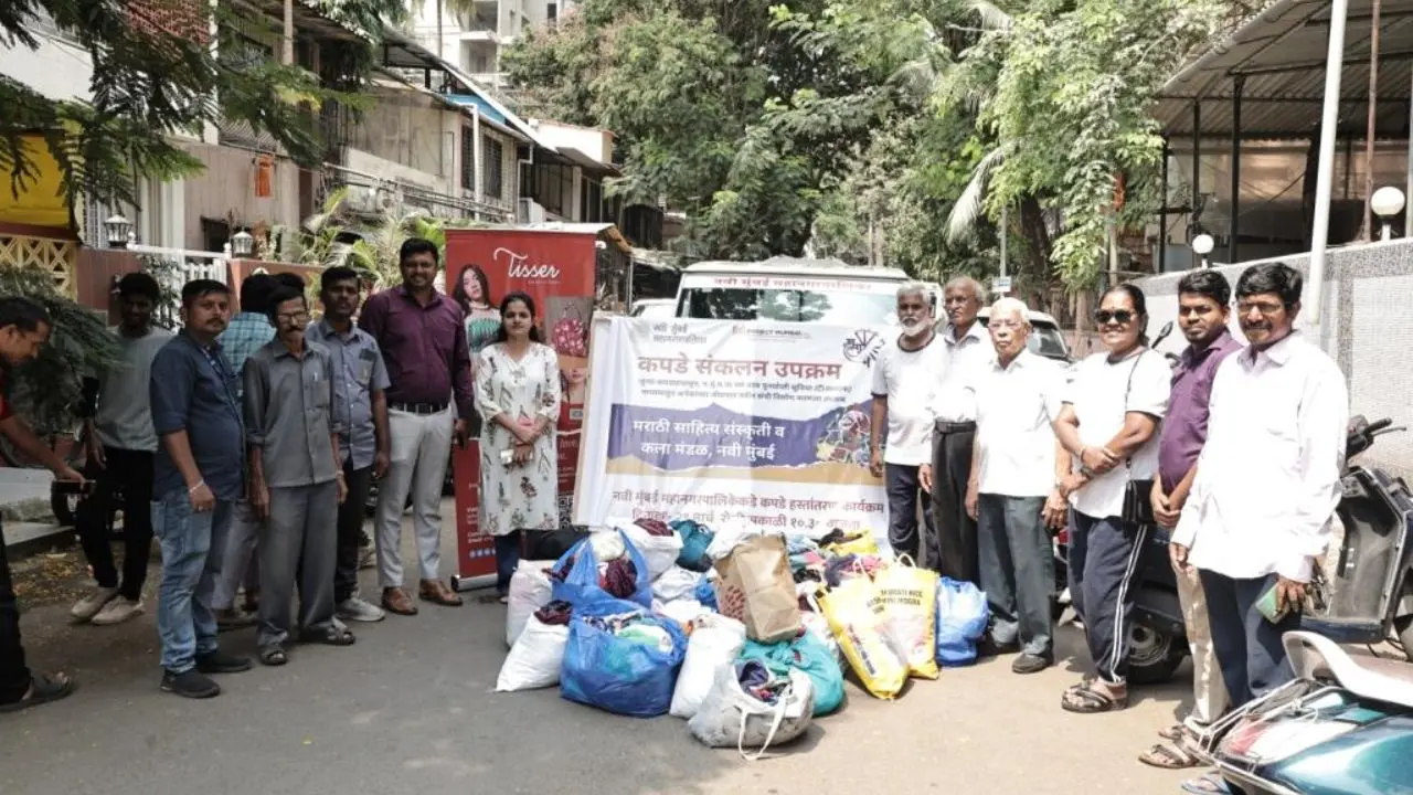 ​NMMC collection drive saves 813 kg clothes from going into landfills 