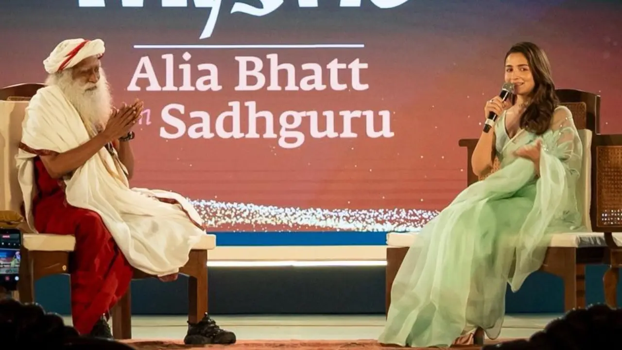 Alia Bhatt asks Sadhguru for advice on being a good parent