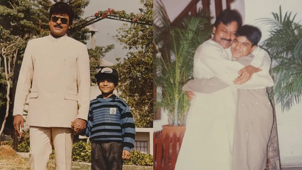 Chiranjeevi tells Ram Charan, `you make me truly proud` on latter`s birthday