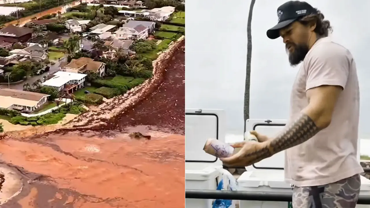 Jason Momoa forced to evacuate Hawaii due to heavy flooding