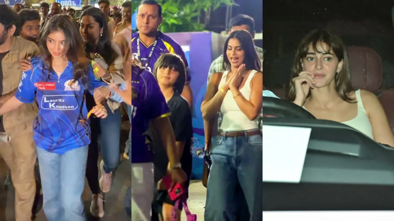 IPL 2026: Sara Arjun, Suhana Khan, Ananya Pandey and more attend MI vs KKR clash