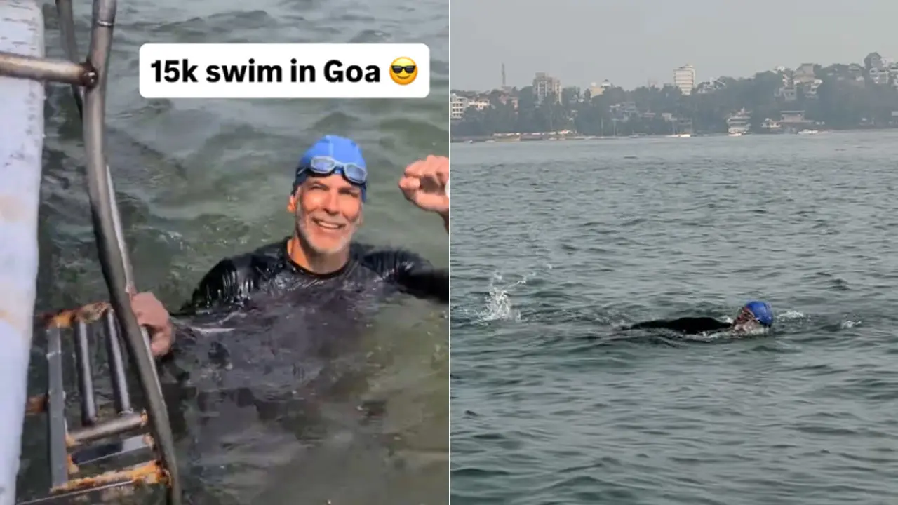 Milind Soman celebrates Holi by swimming 15km in Goa 