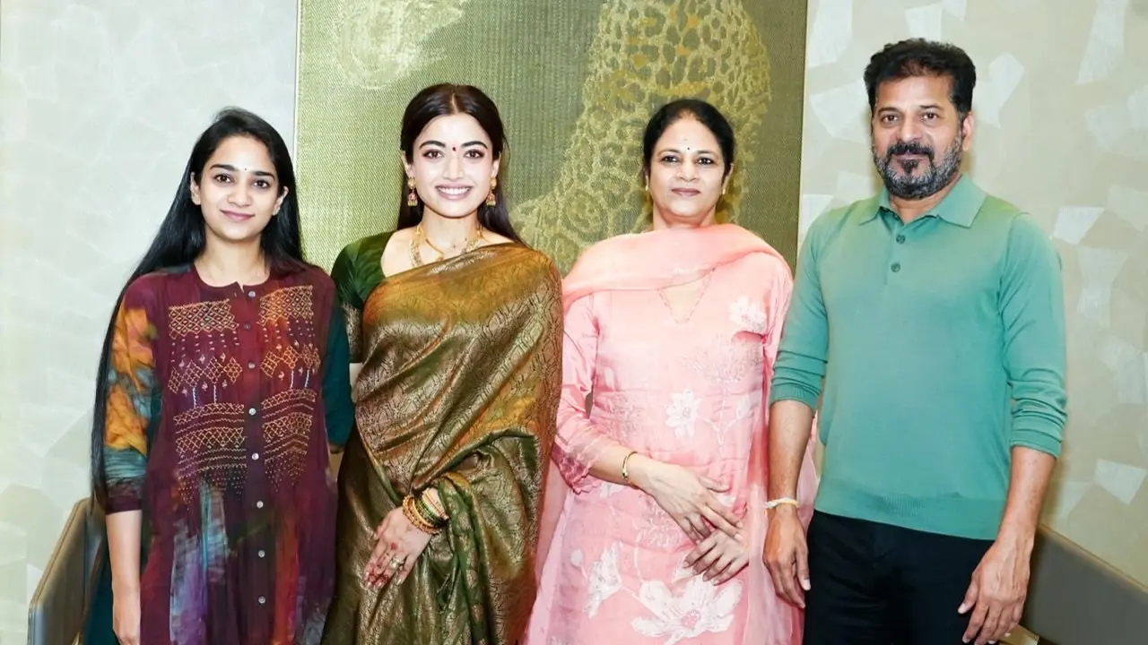 Rashmika Mandanna receives special gift from Telangana CM Revanth Reddy