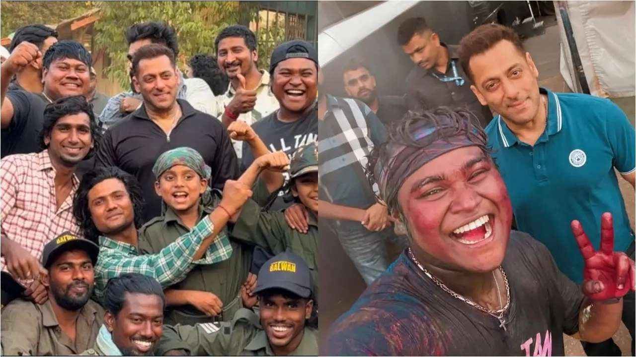 Salman Khan resumes Battle of Galwan shoot as Salim Khan recovers; pics go viral 