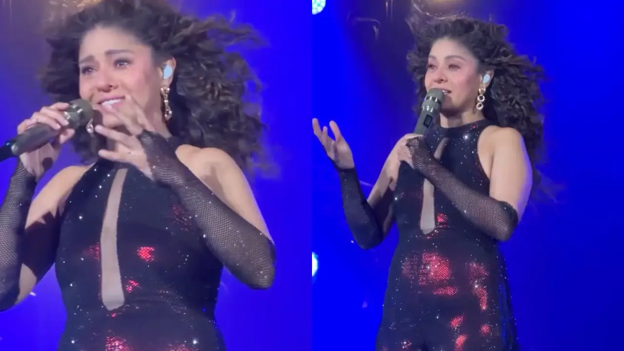 Sunidhi Chauhan breaks down at Lucknow concert: `I have a terrible throat` 