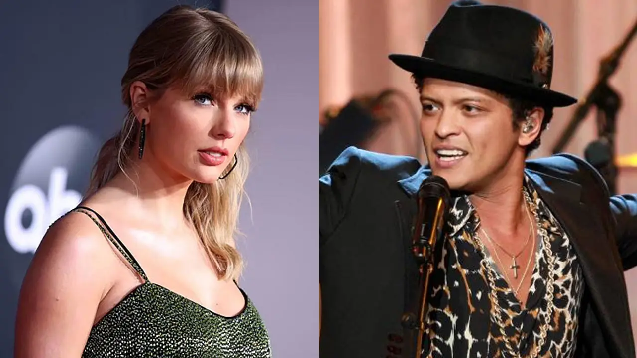 Bruno Mars reacts to claims of liking post trolling Taylor Swift 