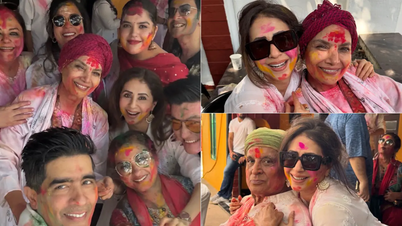 Urmila Matondkar celebrates Holi with Shabana Azmi, Richa Chadha, Divya Dutta