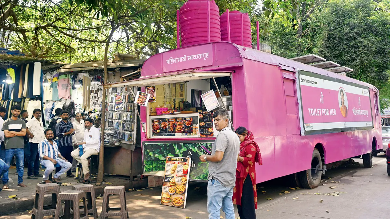 ​Ladies loo or lunch stop? BMC pink toilet converted into cafe, sparks concerns 