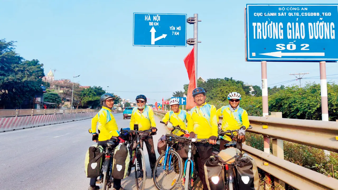 Senior cyclist embarks on epic 3,850-km expedition across multiple nations