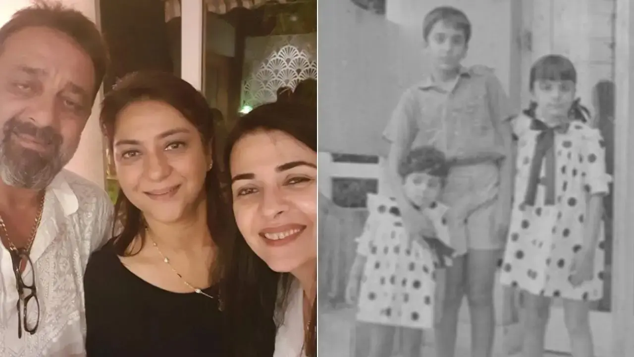 Priya Dutt shares special memories with Sanjay Dutt on Siblings Day 