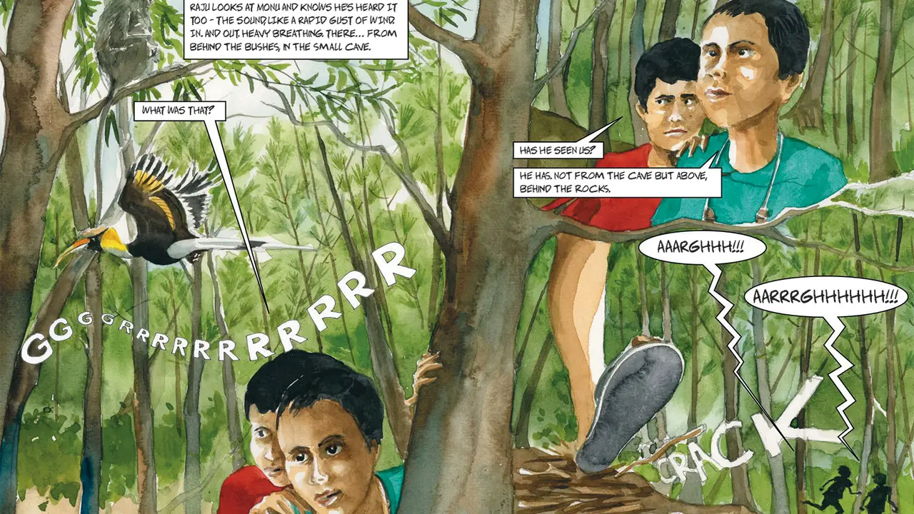 This new graphic novel celebrates the connection between humans and nature
