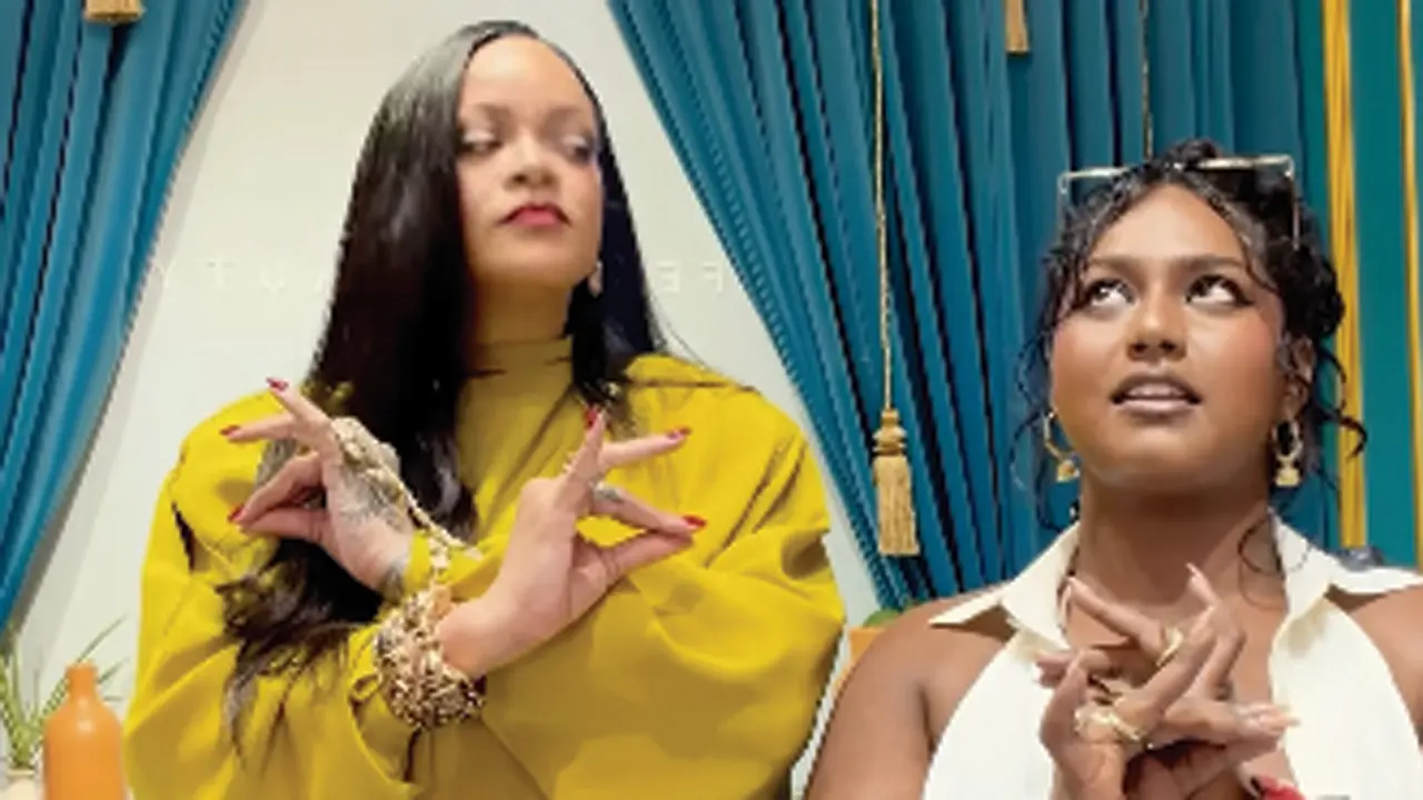 Watch: Rihanna learns Bharatnatyam mudras, internet reacts 
