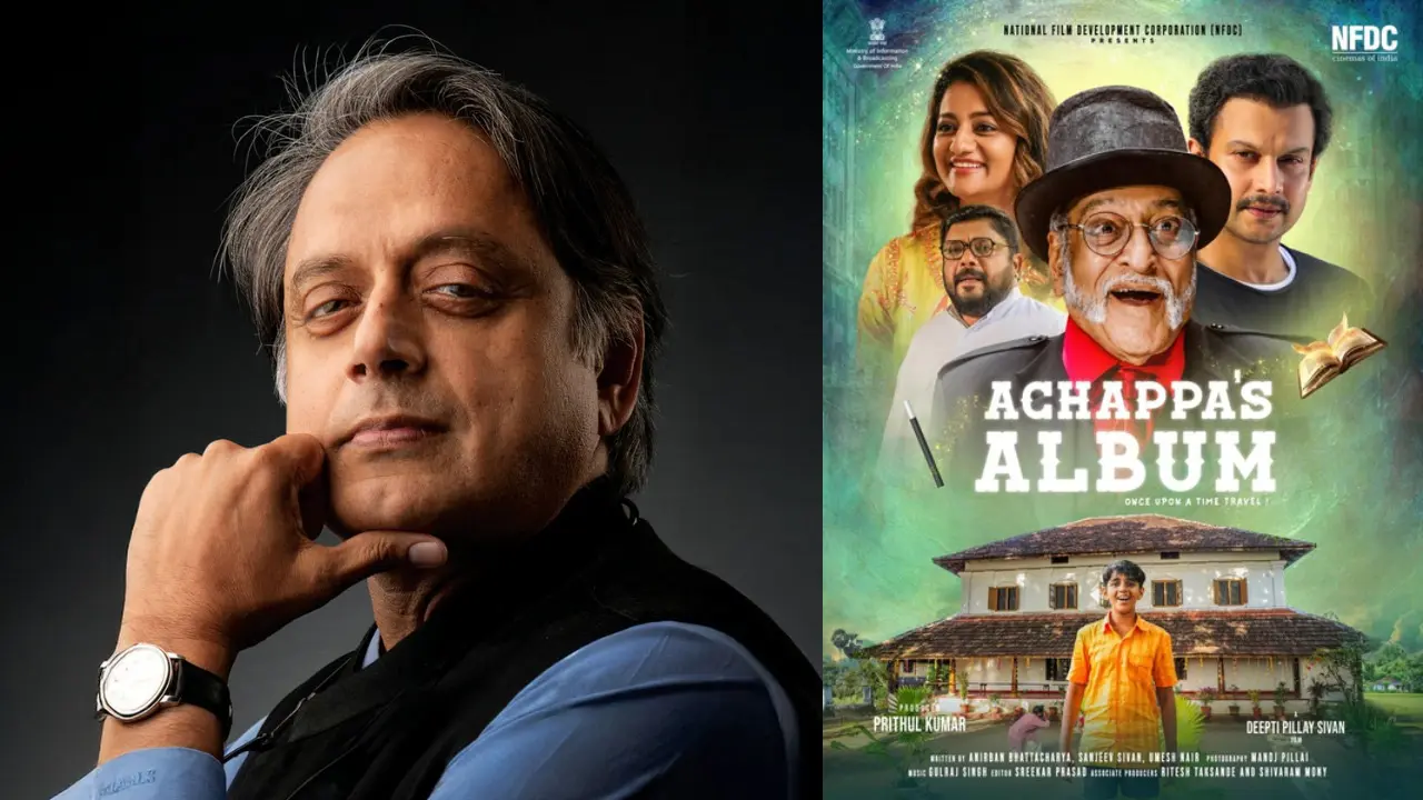Shashi Tharoor reveals Malayalam film Achappa’s Album was shot at his home 