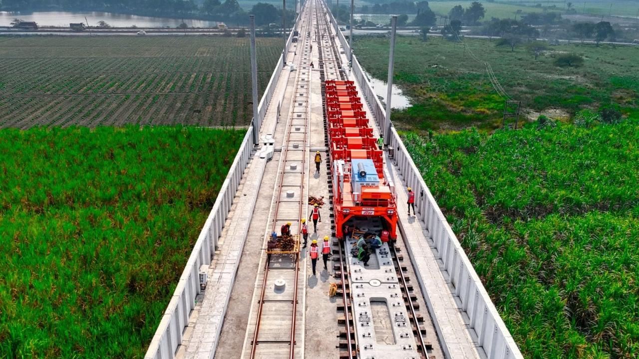 ​Mumbai-Ahmedabad bullet train: Shinkansen-style track installation begins 