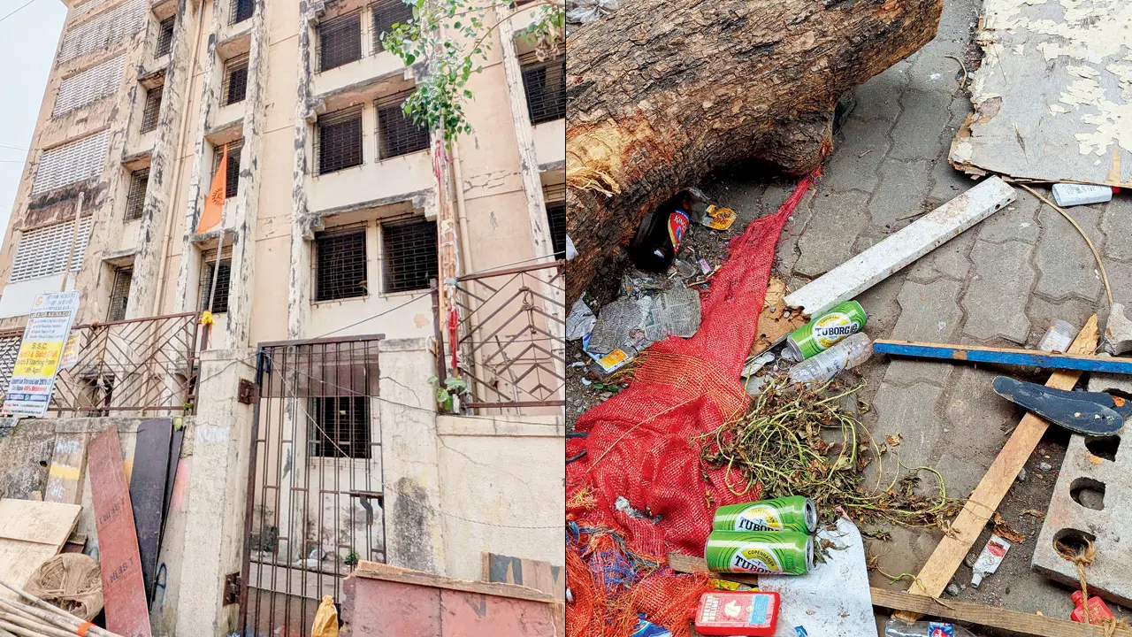 ​Mumbai: Abandoned school in Goegaon turns den for vagrants as demolition stalls 