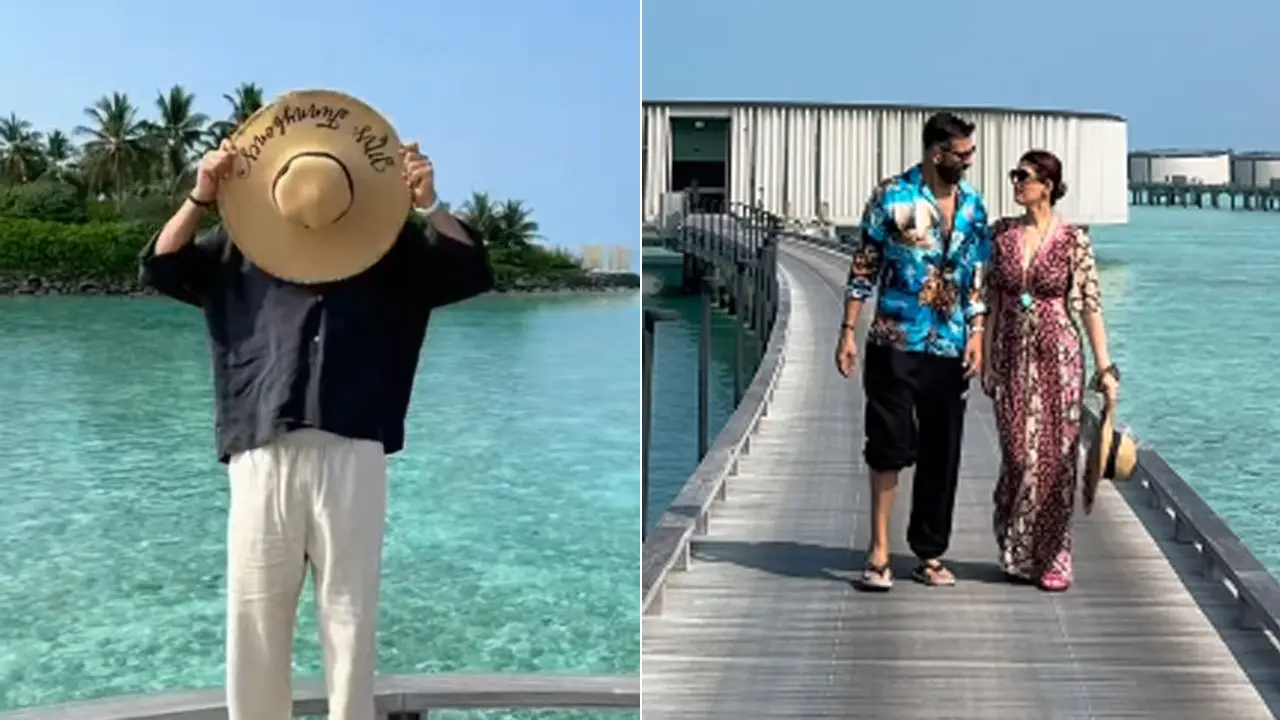 Twinkle Khanna recalls Akshay Kumar dropping her hat into the Maldivian sea 