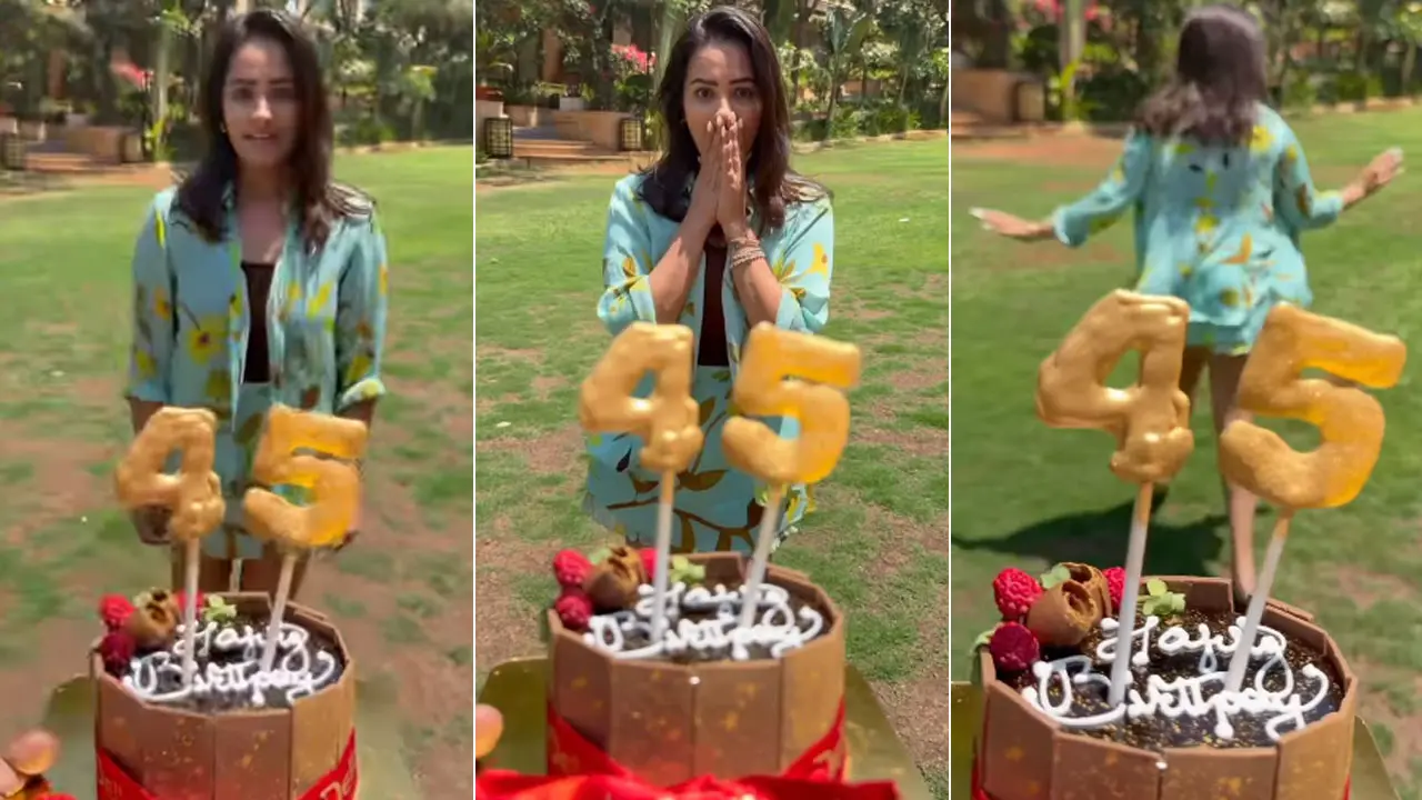 Anita Hassanandani rings in 45th birthday with sass and humour