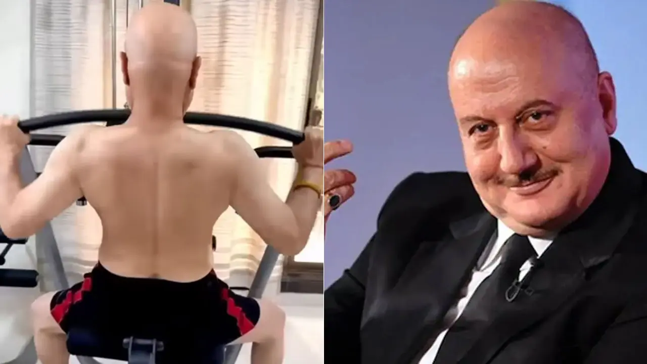 At 71, Anupam Kher drops glimpse of his rigorous gym session 