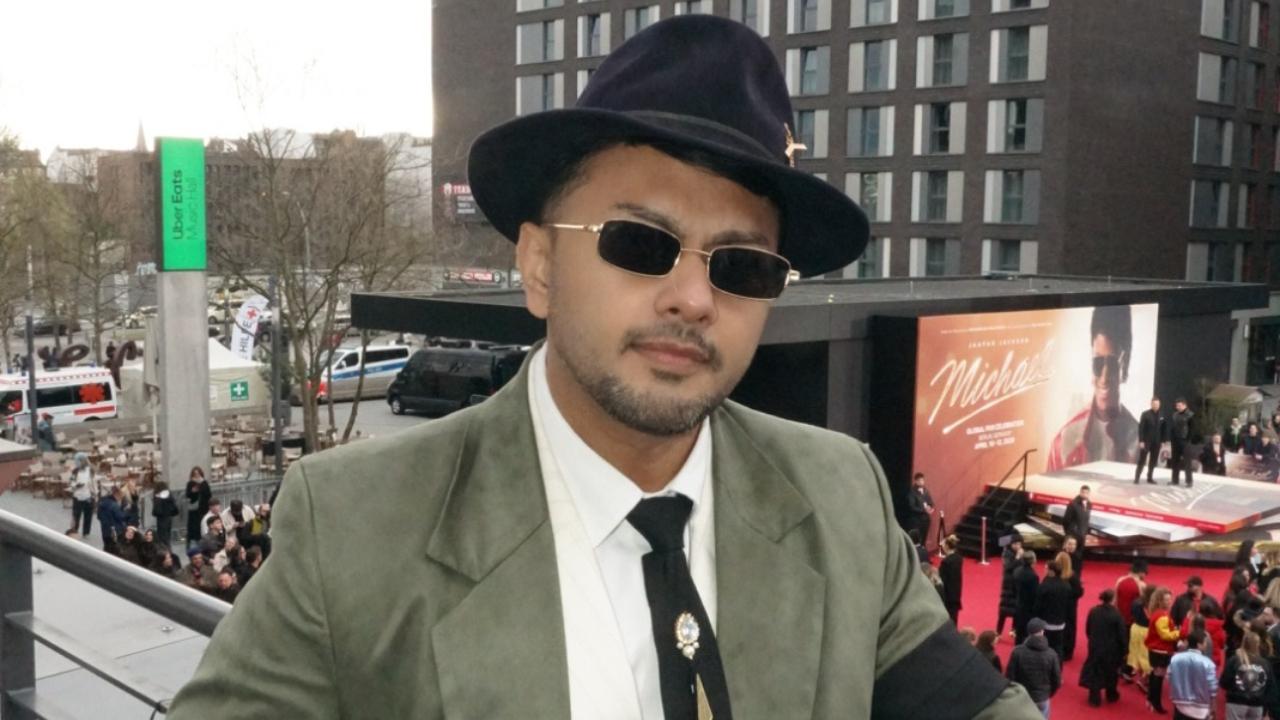 Awez Darbar attends the global premiere of film Michael in Berlin 