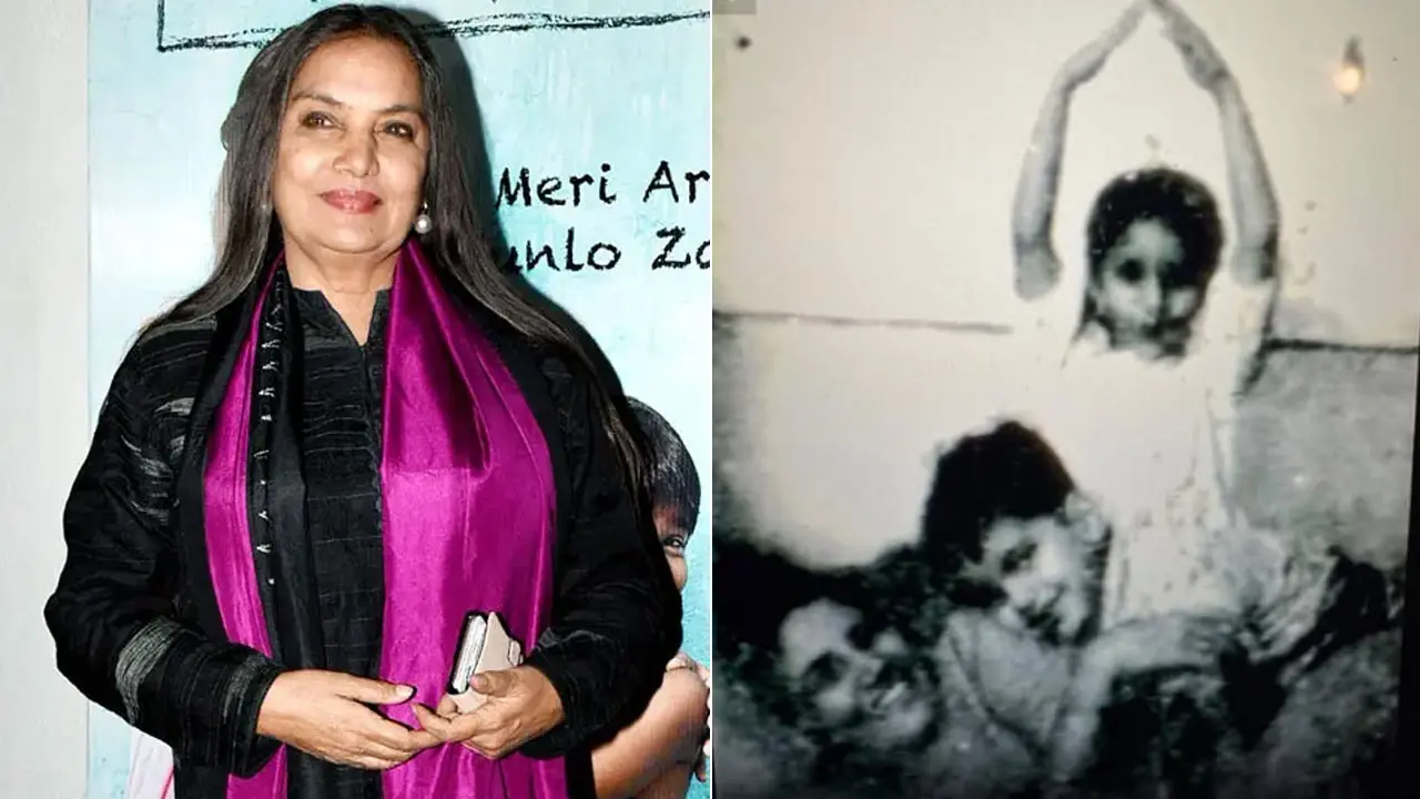 Shabana Azmi shares a precious childhood memory with family