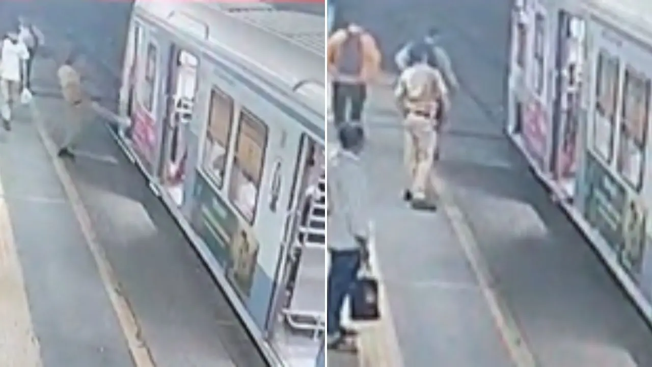 ​On-duty Railway guard kicked by Home Guard in Mumbai local train 