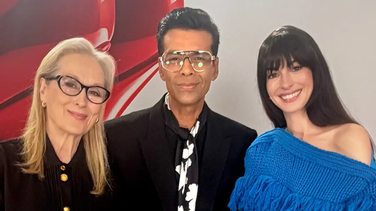 Karan Johar meets Meryl Streep, Anne Hathaway: `This image is going in my will` 