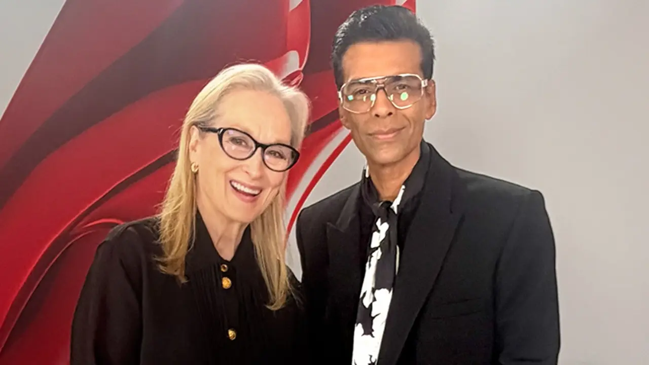 Karan Johar wore florals for spring, here`s how Meryl Streep reacted