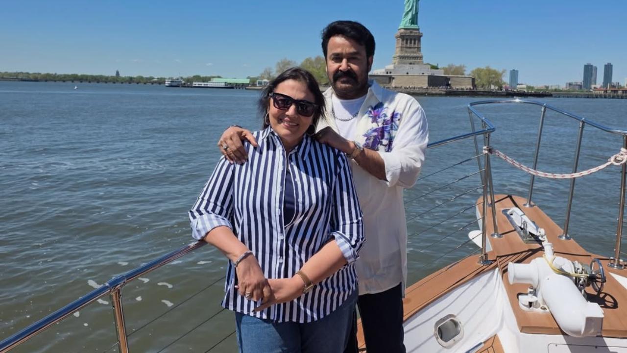 Mohanlal pens note for wife Suchitra on 38th wedding anniversary 