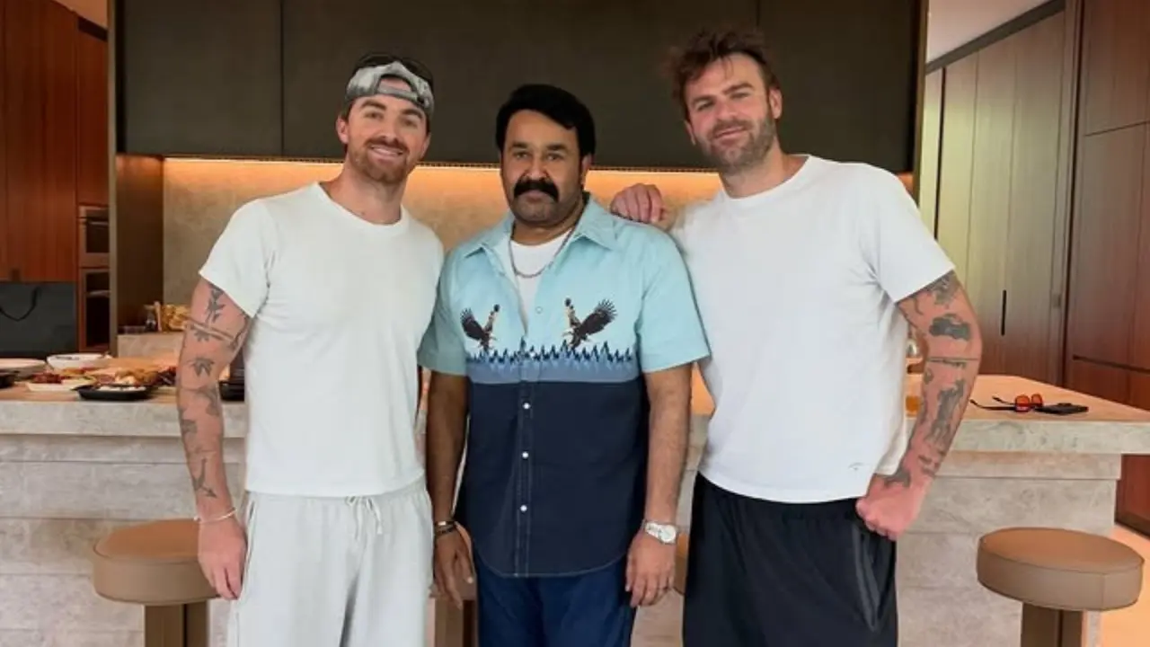 The Chainsmokers meet Mohanlal; internet calls it a `crazy crossover` 