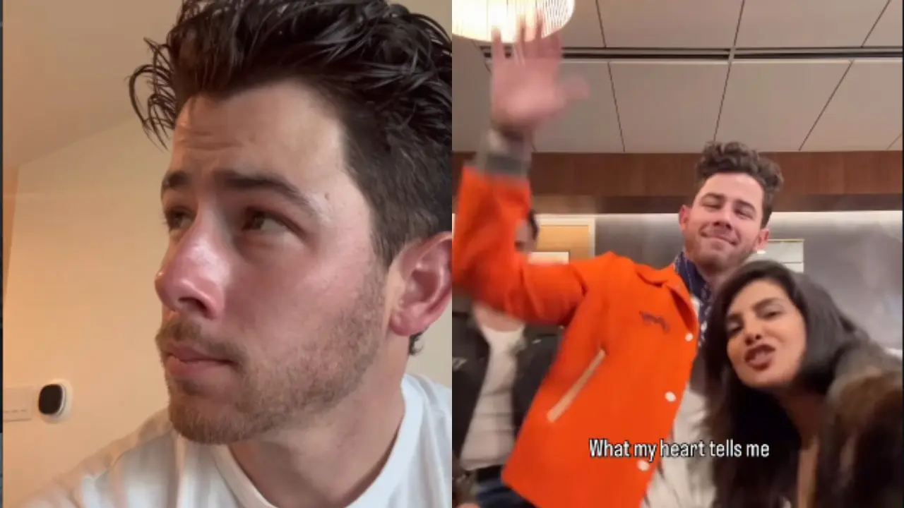 Nick Jonas grooves to Madhuri Dixit`s hit track Que Sara Sara, watch 