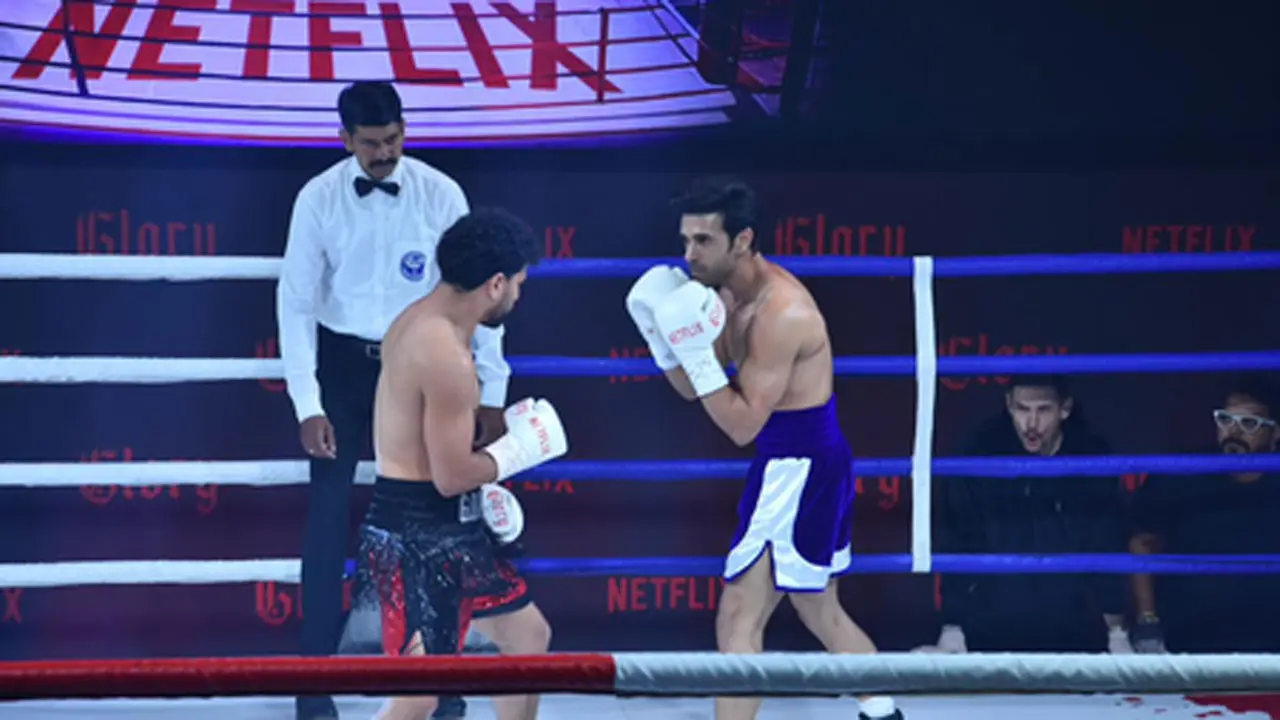 Pulkit Samrat fights with a professional boxer at Glory trailer launch 