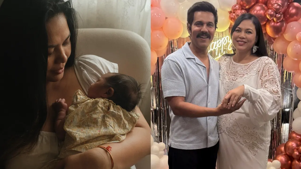 Randeep Hooda and Lin Laishram reveal daughter`s name with first pic