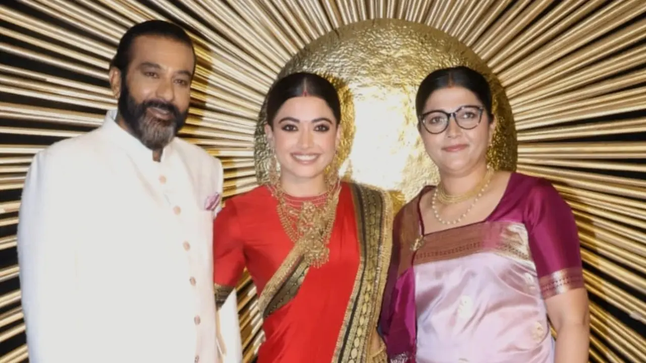Rashmika Mandanna`s father gifts her a bungalow on 30th birthday