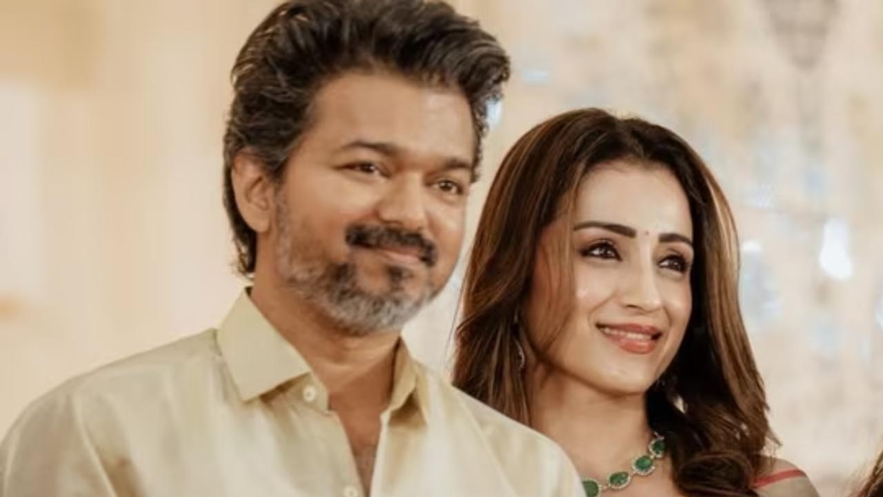 Trisha Krishnan’s cryptic post fuels link-up rumours with Vijay 