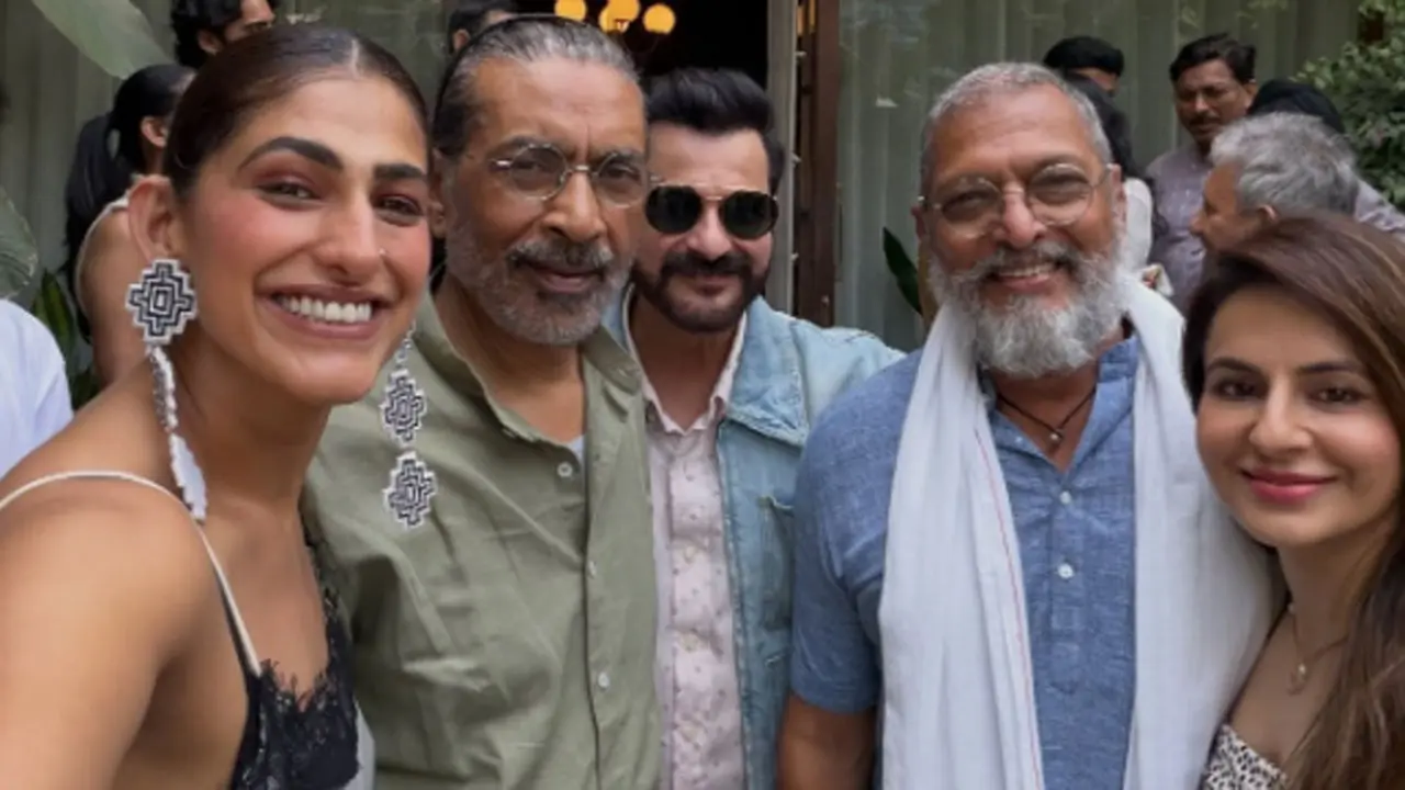 Kubbra Sait has Sankalp reunion with Nana Patekar, Sanjay Kapoor